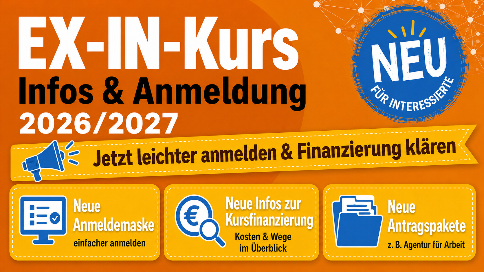 Mehr über den Artikel erfahren Neue Informationen zum EX-IN-Kurs 2026/2027: Anmeldung und Finanzierung leichter gemacht