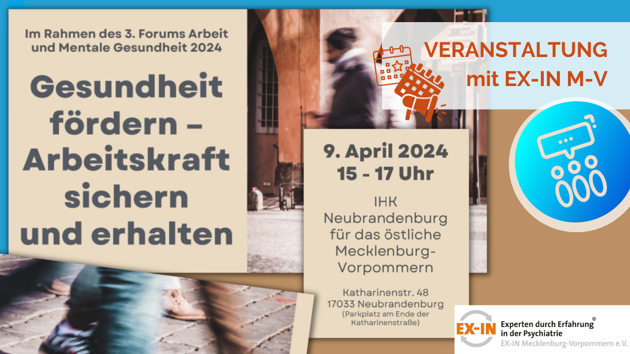 Read more about the article Veranstaltung: Gesundheit fördern – Arbeitskraft sichern und erhalten am 09.04.2024 mit Podiumsgespräch